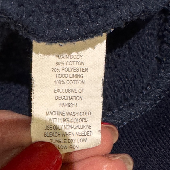 UCSD navy classic hoodie Size Medium EUC - Picture 5 of 5